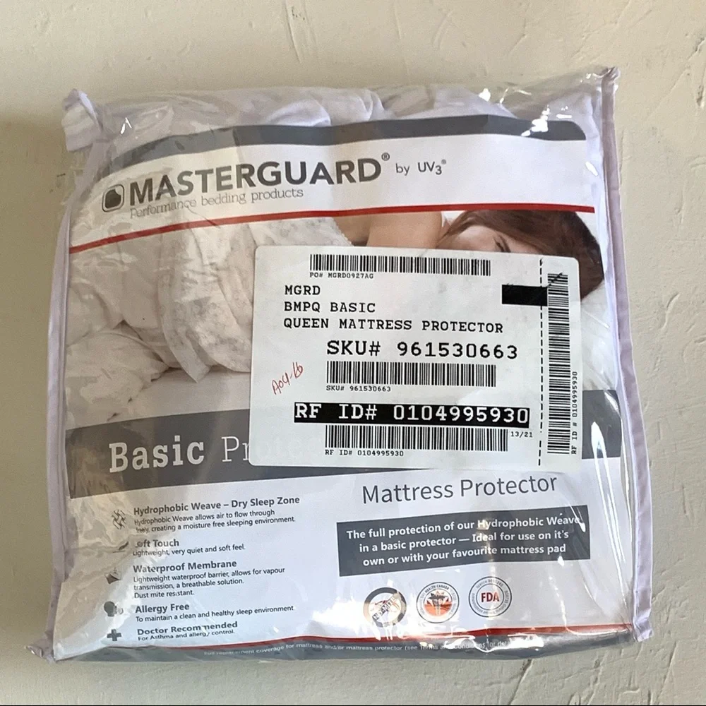 NWT MASTERGUARD Queen Mattress Protector